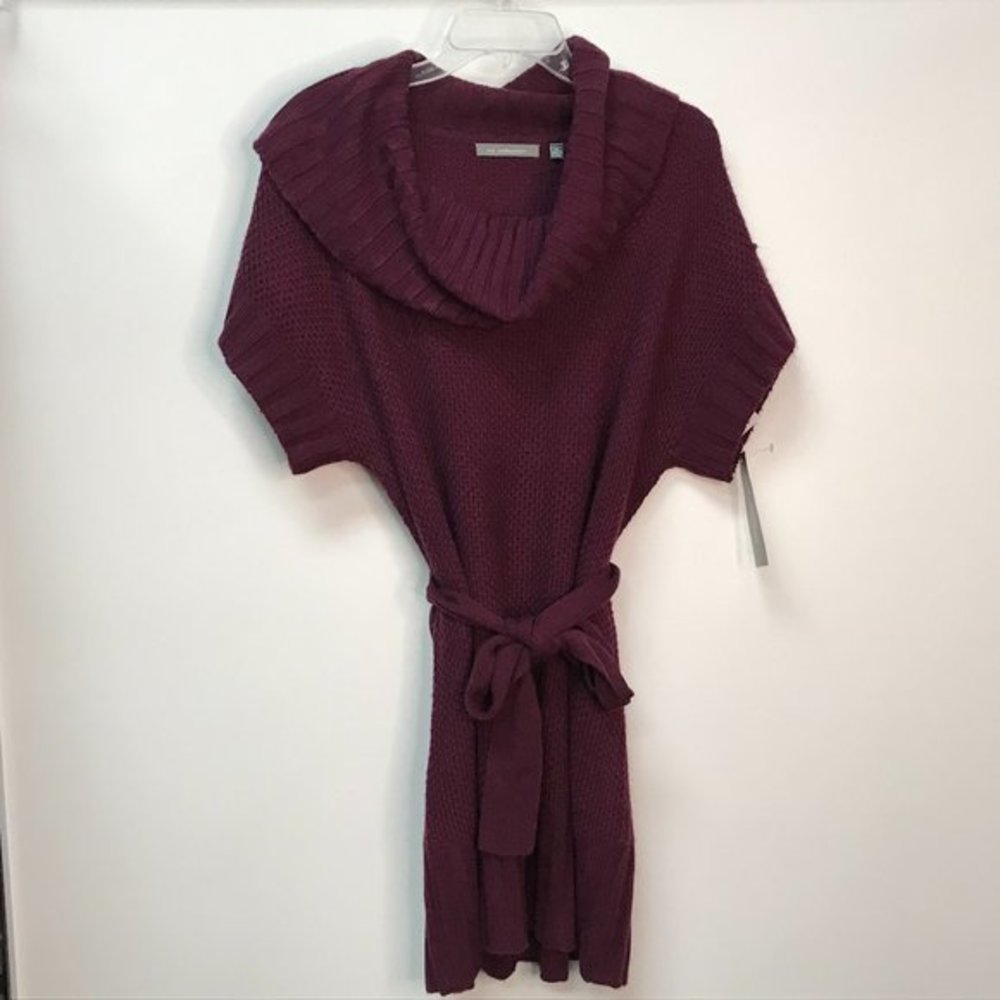 NWT Macys NY Collection Purple Knit Sweater Dress